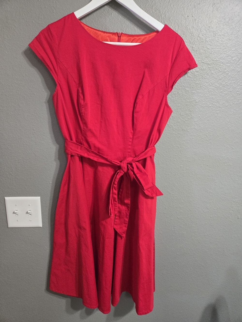 Pukavt Red Cocktail Vintage Style Dress Size Large